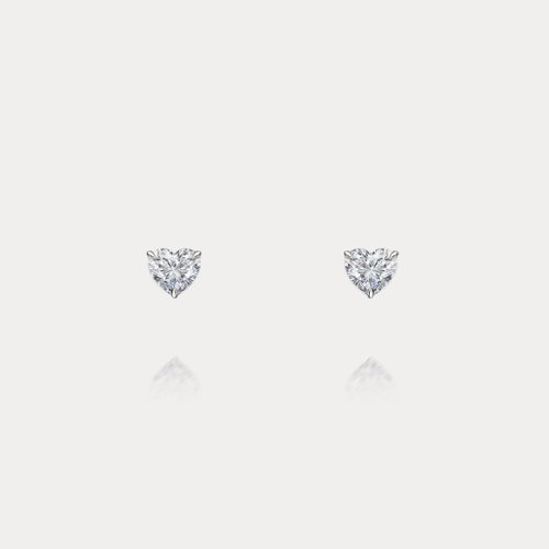 takajewellery ハートイヤリング　ダイヤモンド 楽天市場】K18YG ハート ダイヤモンド ピアス【0.40ct】【送料