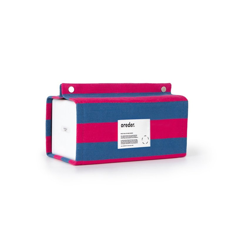 ATC(Another Tissue Case) Stripe - 面紙盒 - 棉．麻 多色