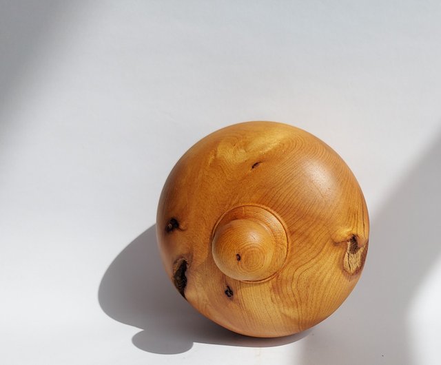 絕品【洞洞檜木聚寶盆】台灣檜木居家/辦公/開運聚/ TONCH WOOD