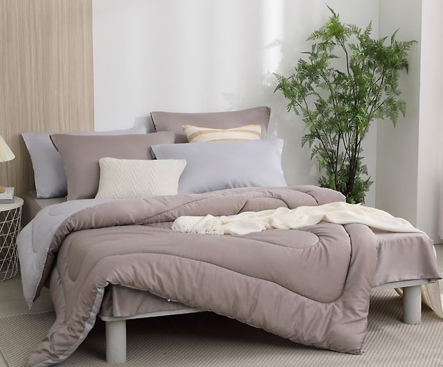 Tencel Cotton Caramel Brown, How To Change King Size Duvet Cover