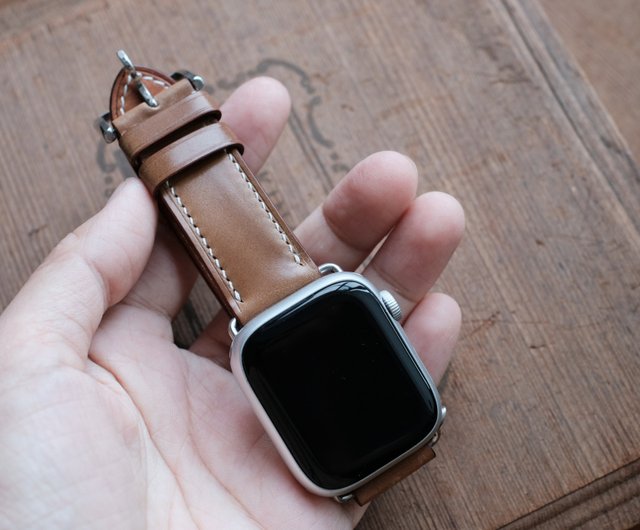 ユウジ】アップルウォッチストラップ ホーウィン コードバン ウイスキー 20mm 在庫あり - ショップ Navy LeatherCraft  時計ベルト・時計バンド - Pinkoi