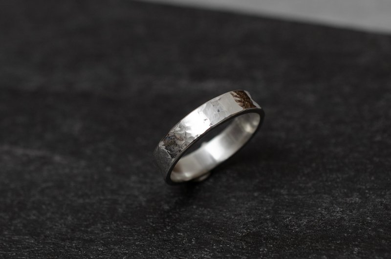 台中金工-漣漪波光純銀戒指 對戒 婚戒 金工體驗  1人即可開課 - 金工/飾品 - 純銀 