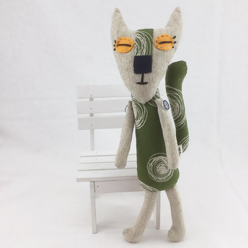 有點聰明的狐狸--Mia手作療癒系娃娃 - 玩偶/公仔 - 棉．麻 