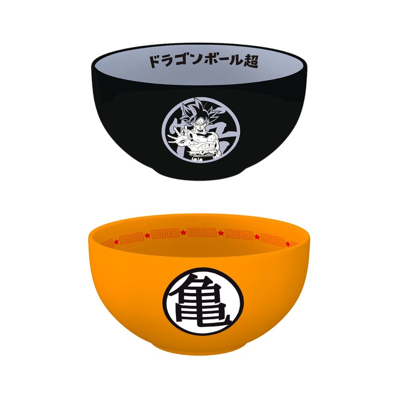 Officially Licensed Dragon Ball Goku Ultra Instinct XL Rice Bowl Set (600mL) - ถ้วยชาม - ดินเผา สีส้ม