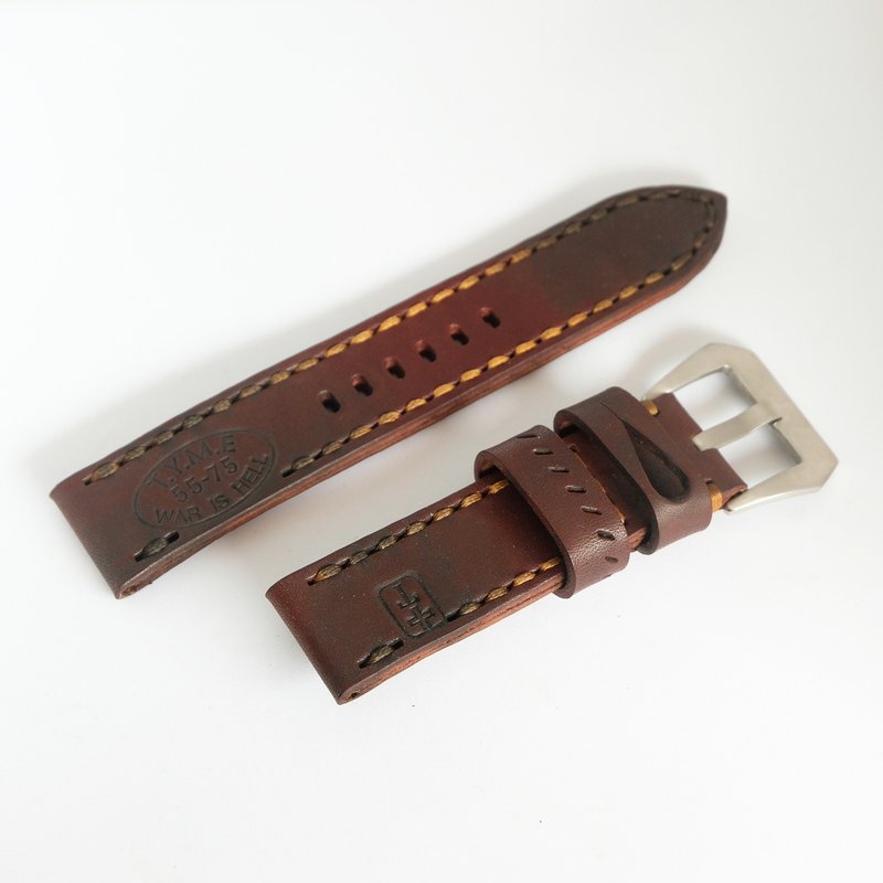 watch strap Style ammo strap V collection - 錶帶 - 真皮 咖啡色