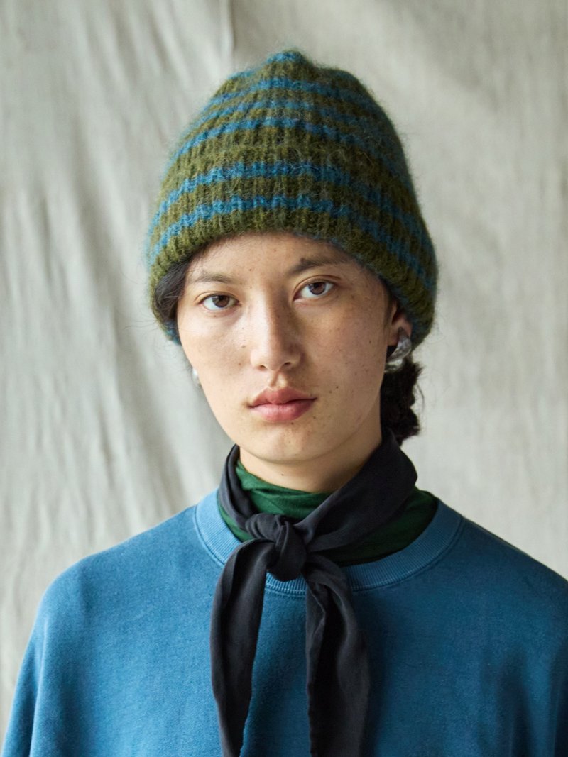 日系復古 / 針織毛線帽 / 羊毛混紡 - 帽 - 其他材質 多色