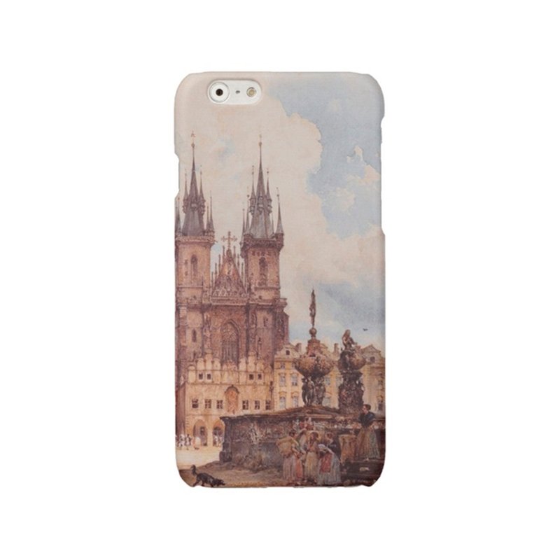 iPhone case hard plastic Phone case Samsung Galaxy Case city castel art 2208 - เคส/ซองมือถือ - พลาสติก 