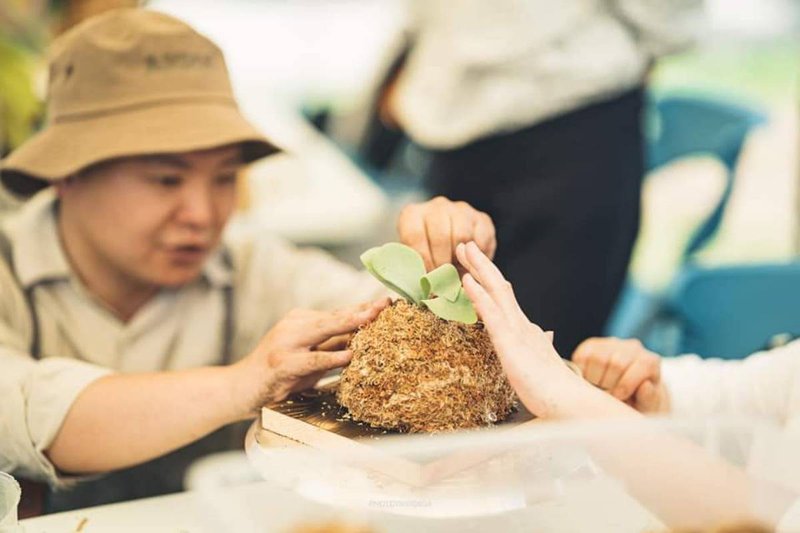 Staghorn fern board hand-making experience course, green plant healing, one person, group, parent-child fun, November - Plants & Floral Arrangement - Other Materials 