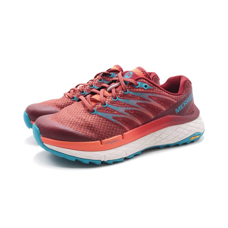 MERRELL RUBATO outdoor lightweight cushioning cross-country jogging shoes for women - red and blue - รองเท้าวิ่งผู้หญิง - วัสดุอื่นๆ 