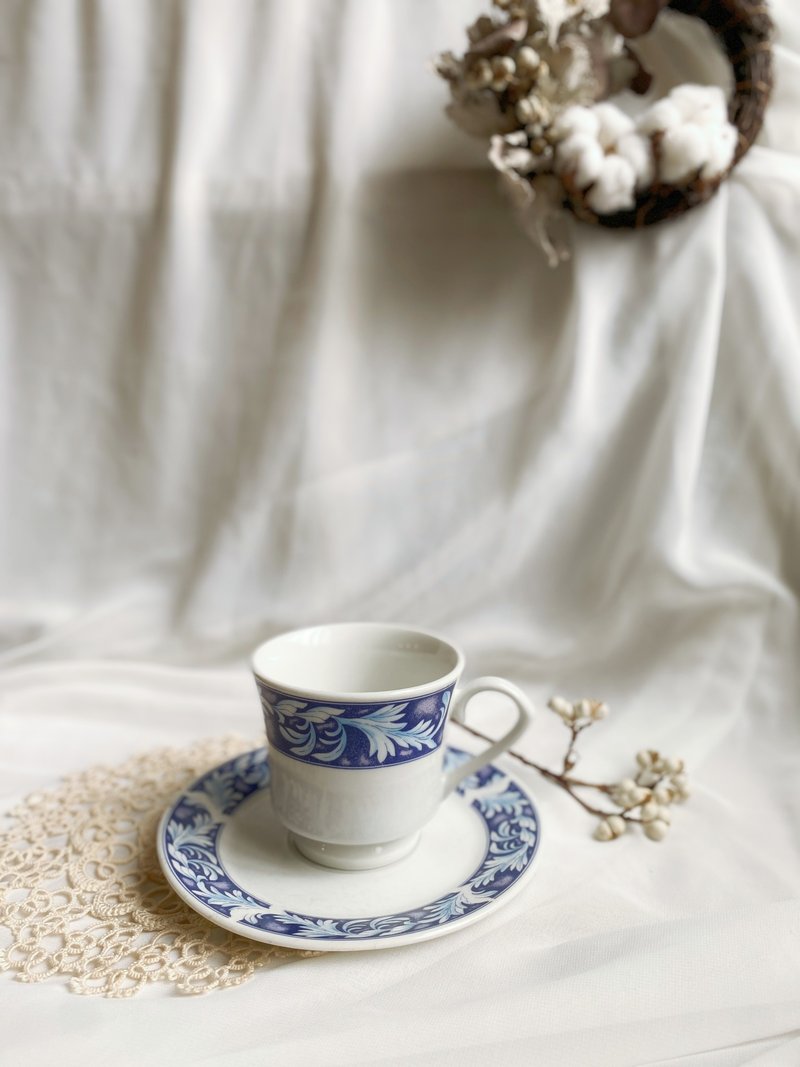 【好日戀物】德國vintage帶回清新復古風格杯盤組 - 茶壺/茶杯/茶具 - 瓷 白色