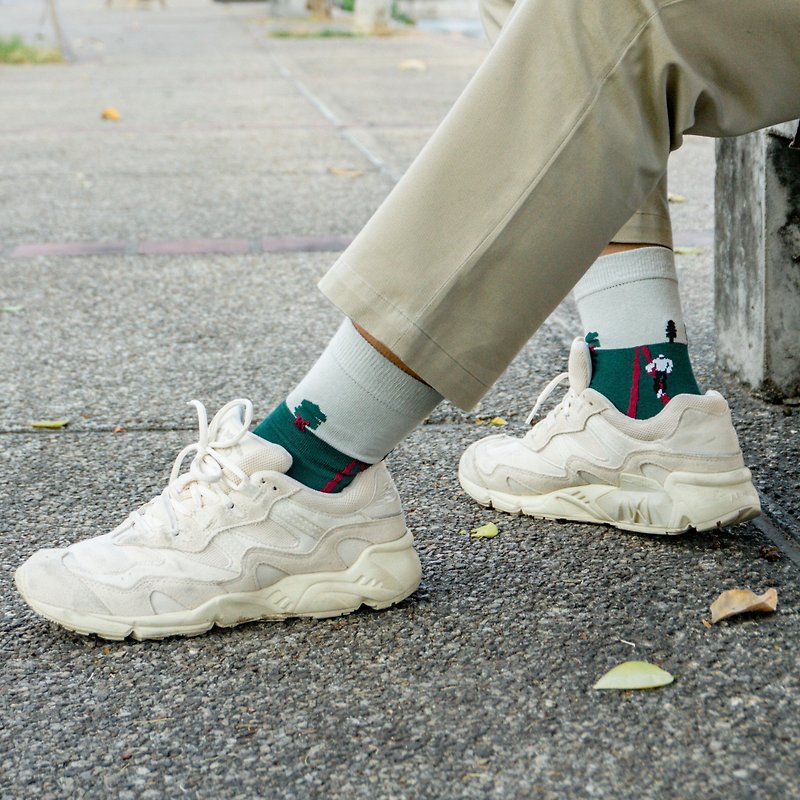 Life is a journey Doi Mae tho vibe socks - Socks - Polyester Green