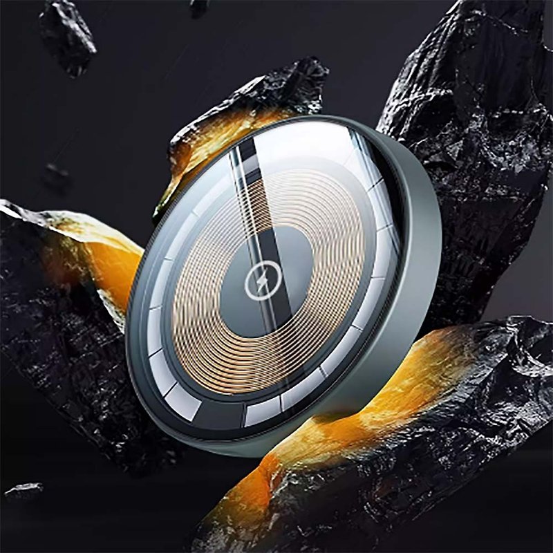[Free Shipping] WOPOW Wireless Charger 15W Fast Charging Super Magnetic Suction - Phone Charger Accessories - Other Materials Black