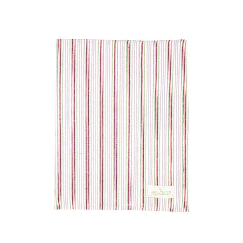 Danish GreenGate Evelina white table runner - Place Mats & Dining Décor - Cotton & Hemp Pink