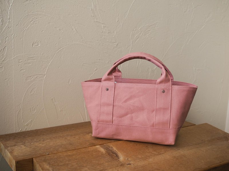 Paraffin canvas only Tote S ash rose - Handbags & Totes - Cotton & Hemp Pink