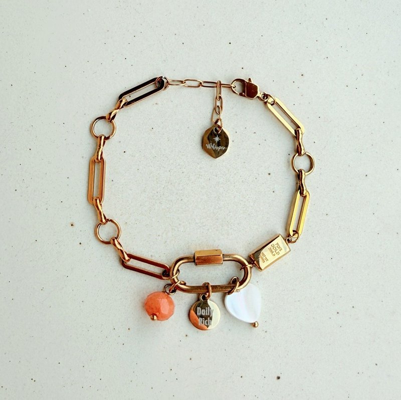 Daily Rich -日富一日手環(預購) - 手鍊/手鐲 - 不鏽鋼 