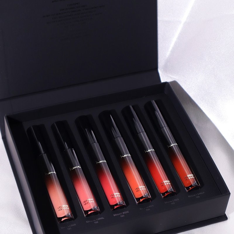 [Gift Box] heme Soft Mist Mousse Lip Glaze 6-piece gift box - ลิปสติก/บลัชออน - วัสดุอื่นๆ 