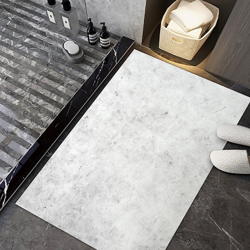 QIDINA texture increases Taiwan's exclusive design diatomite water-absorbing and quick-drying soft floor mat - แผ่นรองเมาส์ - ยาง หลากหลายสี