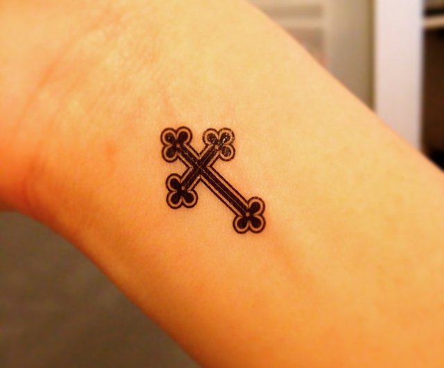 serbian orthodox cross tattoo