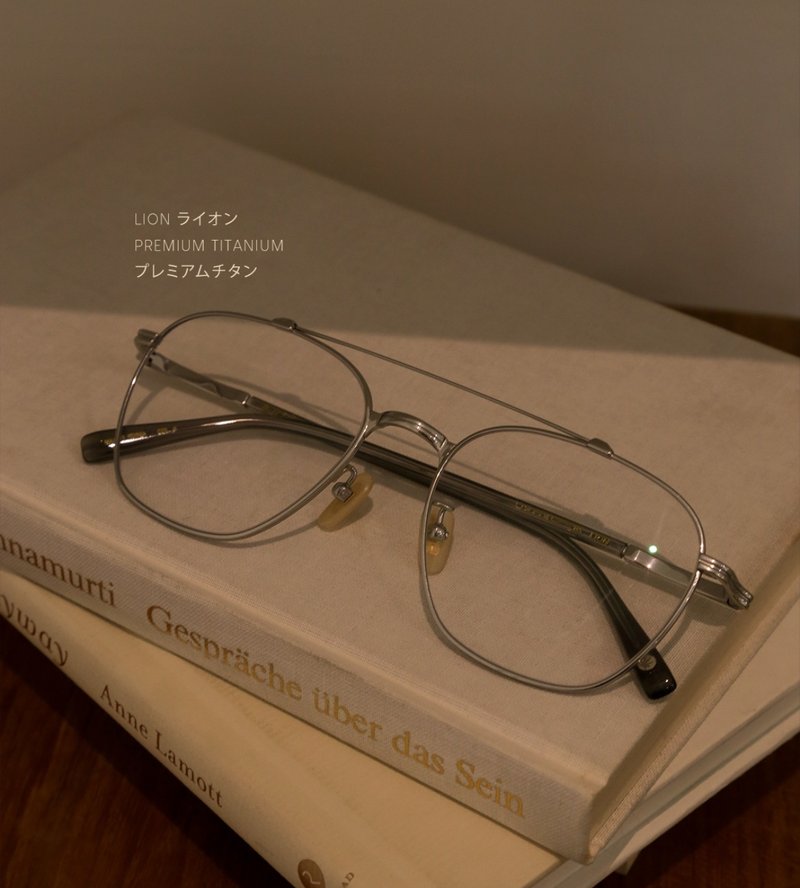 AP Best seller Styling Double bridge square Frame - 眼鏡/鏡框 - 其他材質 灰色