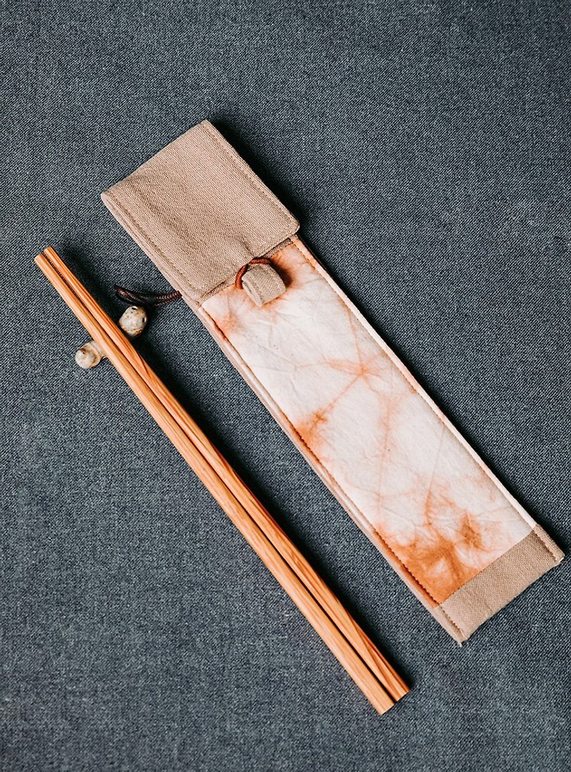 【日作染】【寶來陶】毛毛蟲筷套 - 筷子/筷子架 - 棉．麻 