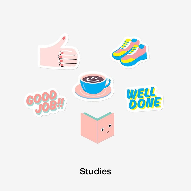 Studies Sticker Pack - สติกเกอร์ - กระดาษ 
