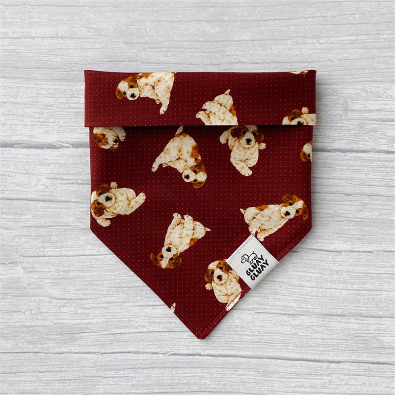 Jack Russel Puppy: Dog and Cat Bandana - Collars & Leashes - Cotton & Hemp 