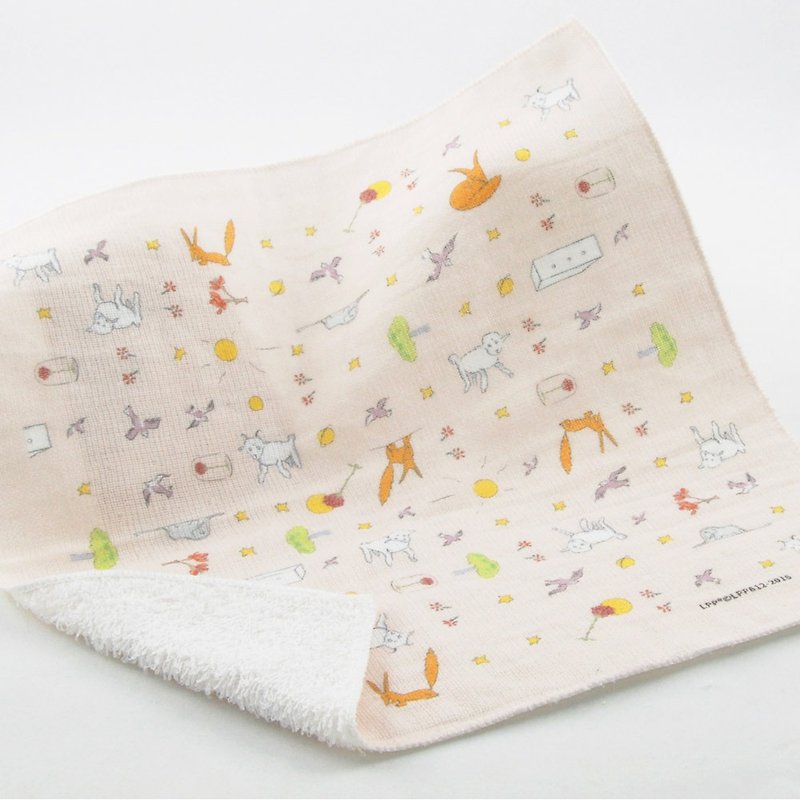 The Little Prince Classic Mandate: The Little Prince [paradise] - Soft Cotton Handkerchief (280g) - Towels - Cotton & Hemp Pink