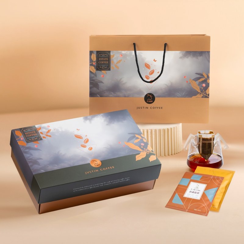 咖啡森林濾泡禮盒│世界莊園濾泡咖啡(10gx20包/盒)濾掛/浸泡任選 - 咖啡/咖啡豆 - 其他材質 咖啡色