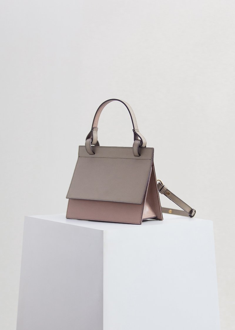 TRIANA 20 HANDBAG #KAPI (GREY) - Handbags & Totes - Genuine Leather Gray
