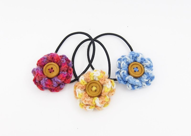 Japanese style flower hair/hair band/wedding small things - Hair Accessories - Wool Multicolor