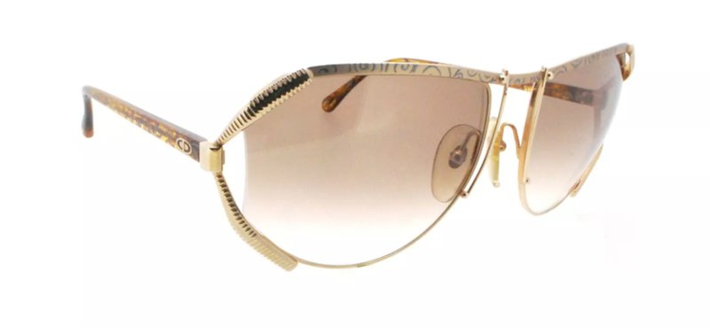 Christian Dior 2609 42 80年代奧地利製古董太陽眼鏡 - 太陽眼鏡/墨鏡 - 其他金屬 金色
