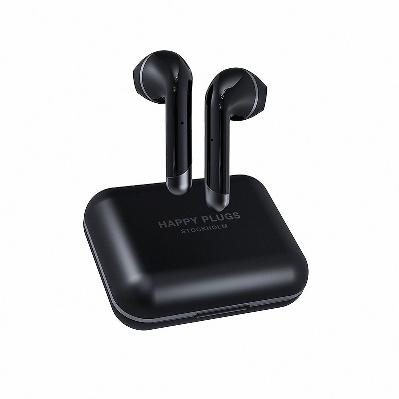 Happy Plugs Air 1 Plus Earbud 真無線藍牙耳塞式耳機 - 經典黑 - 耳機/藍牙耳機 - 塑膠 黑色