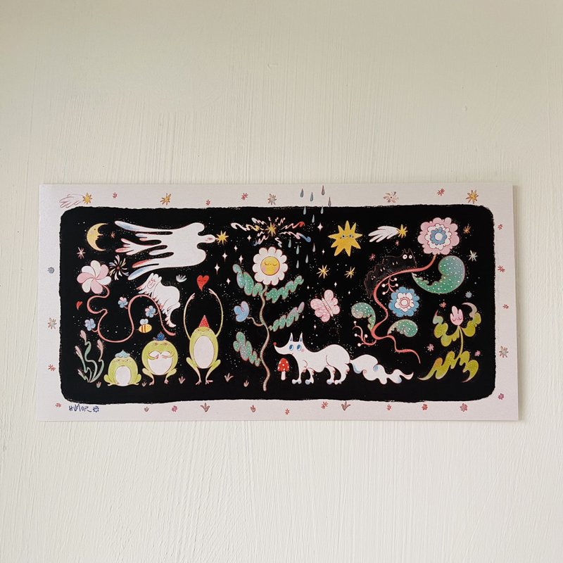 【humor star】ユーモアの森 ポストカード - はがき・メッセージカード - 紙 