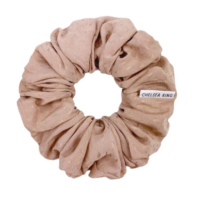 Canadian Chelsea King Poppy Flower Series-Classic Ruffle Hair Bundle-Nude Skin Powder - Hair Accessories - Other Man-Made Fibers 