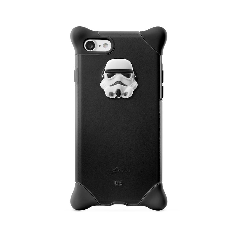Bone / iPhone 7 Bubble Sleeve - white soldiers [Star Wars] - Phone Cases - Silicone Black