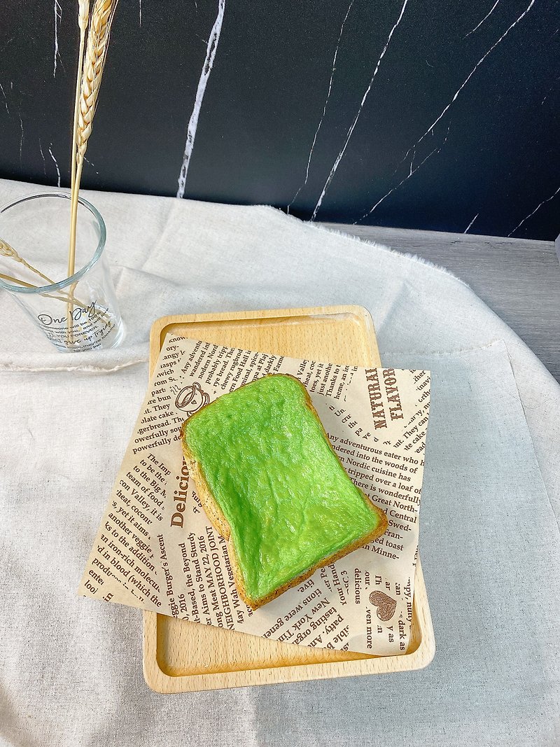 Matcha pudding toast - Cake & Desserts - Fresh Ingredients Khaki