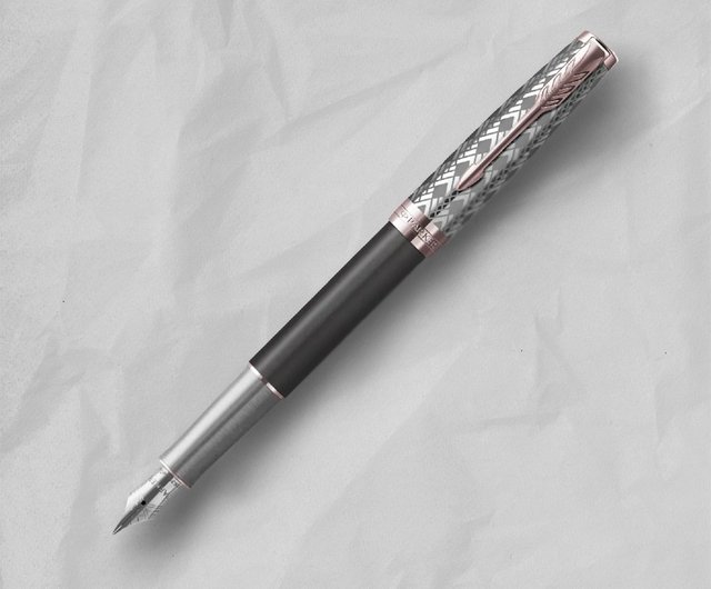 PARKER パーカー 18Kゴールド Zhizhen シリーズ インクグレーF チップ 万年筆 無料彫刻 - ショップ 文聚  let'stationery 万年筆 - Pinkoi