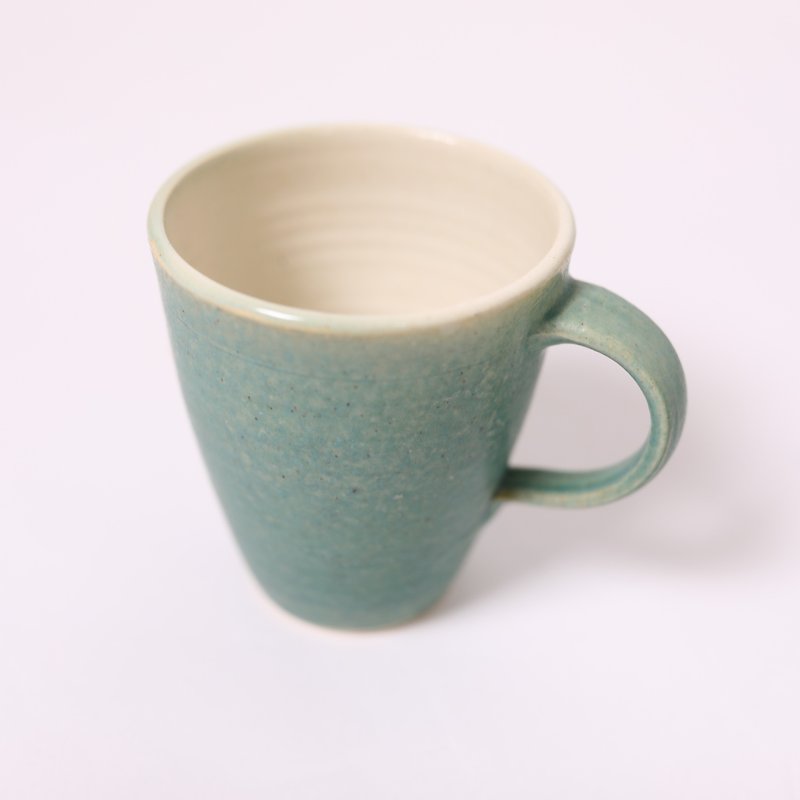 blue sky Mug-fair trade - แก้วมัค/แก้วกาแฟ - ดินเผา สีน้ำเงิน
