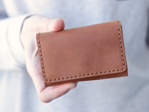 Leather Minimalist Card Holder Wallet, Black Slim Card Holder - Shop  KodamaLife Card Holders & Cases - Pinkoi