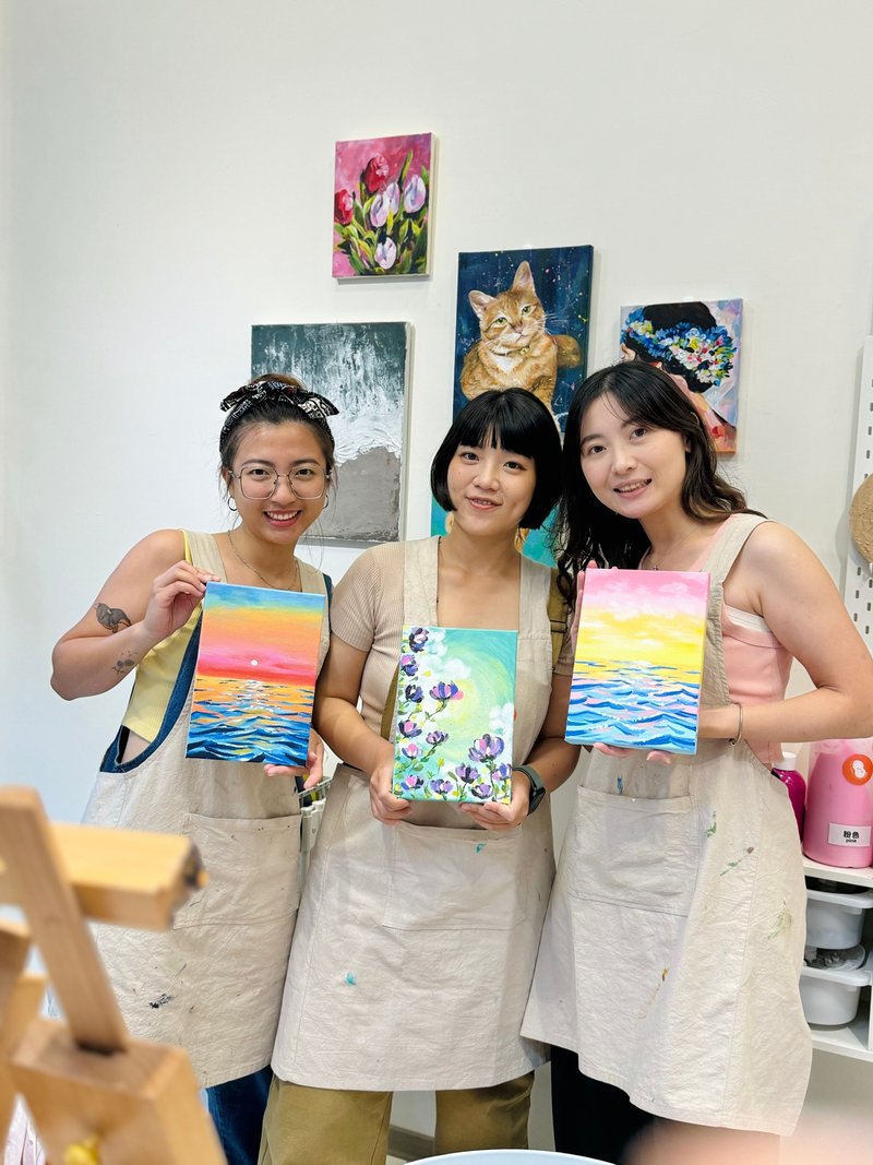 限定主題畫布 / 體驗小品 / 壓克力 / 零基礎適合 - 插畫/繪畫/寫字 - 壓克力 