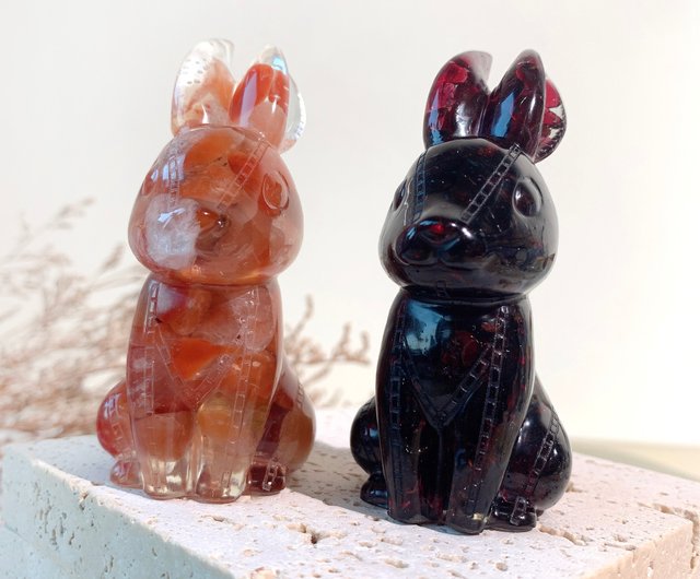 【美品Baccarat】クリスタルラヴィット：ウサギ(ギフトボックス付き) Baccarat】クリスタルラヴィット：ウサギ(ギフトボックス付き)