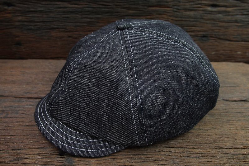 [METALIZE] Tannin Vintage Newsboy Cap - หมวก - ผ้าฝ้าย/ผ้าลินิน 