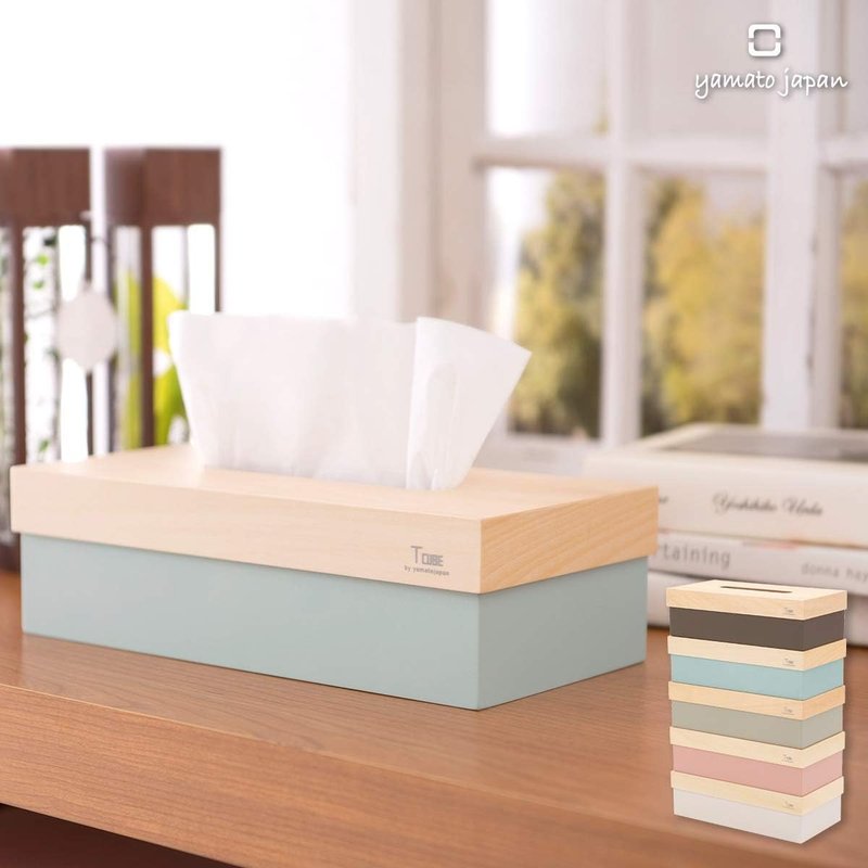 Japanese Yamato T CUBE simple style wooden Tissue Box - Tissue Boxes - Wood 