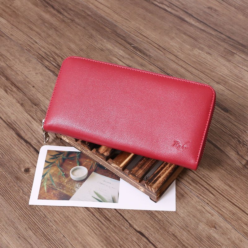 Glass Dream - Wallets - Genuine Leather Red