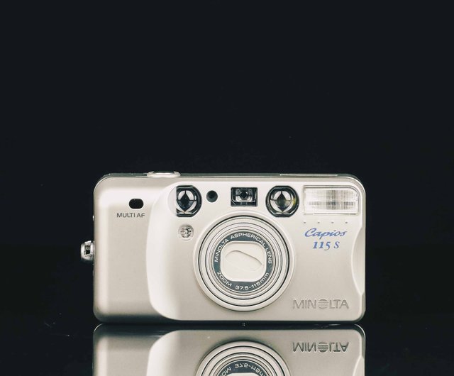 Minolta Capios 115 - Point and shops Shoot Camera - Works on 35MM film - Tested and working - Vintage Film Camera