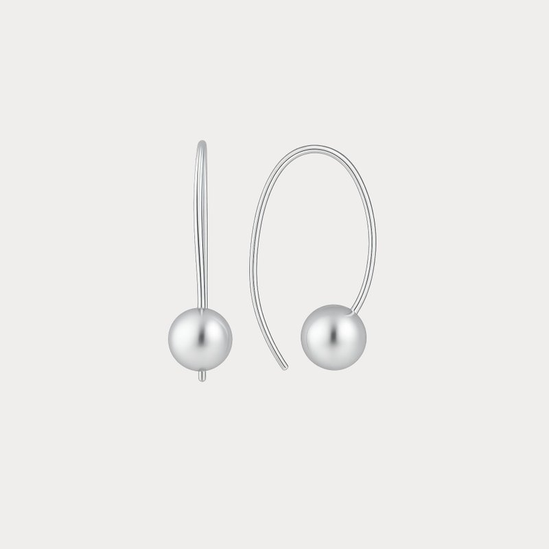 dashbrand DJ04-E2 Dot Earring B (Minimal Jewelry) silver92 - 耳環/耳夾/耳骨夾 - 純銀 銀色