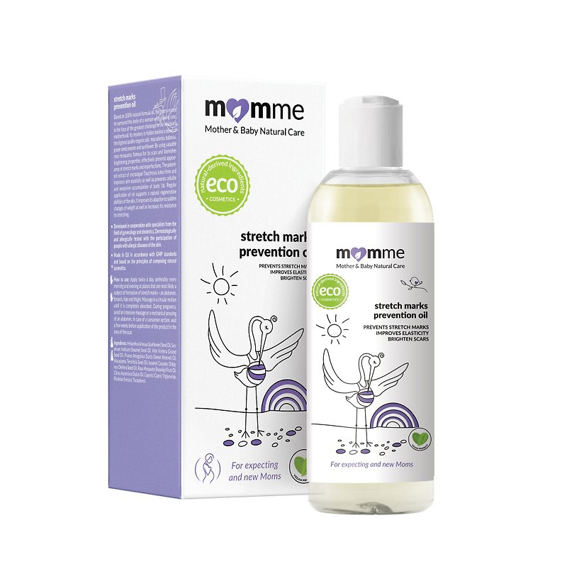 Polish momme body care oil 150ml - Skincare & Massage Oils - Eco-Friendly Materials Transparent