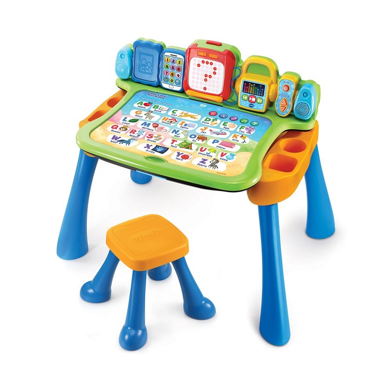 Vtech　4合1多功能互動學習點讀桌椅組 - 寶寶/兒童玩具/玩偶 - 塑膠 