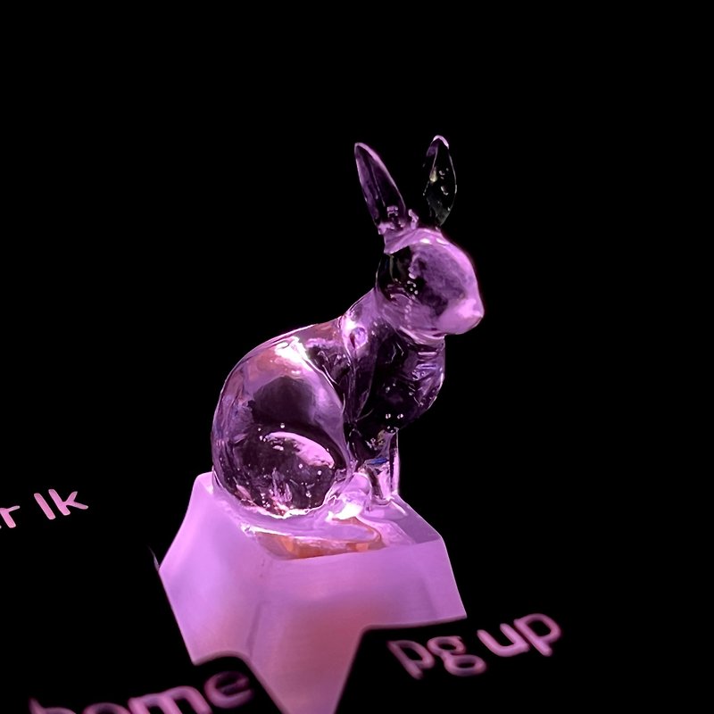 Keycap, Rabbit, Transparent, Clear, Gaming, Keyboard, cherry MX - Other - Plastic Transparent