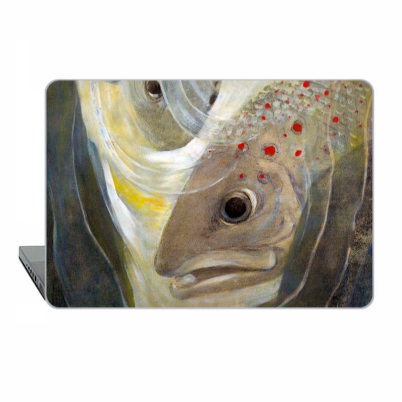 Macbook case MacBook Air MacBook Pro Retina MacBook Pro hard case fish art 1834 - Tablet & Laptop Cases - Plastic 